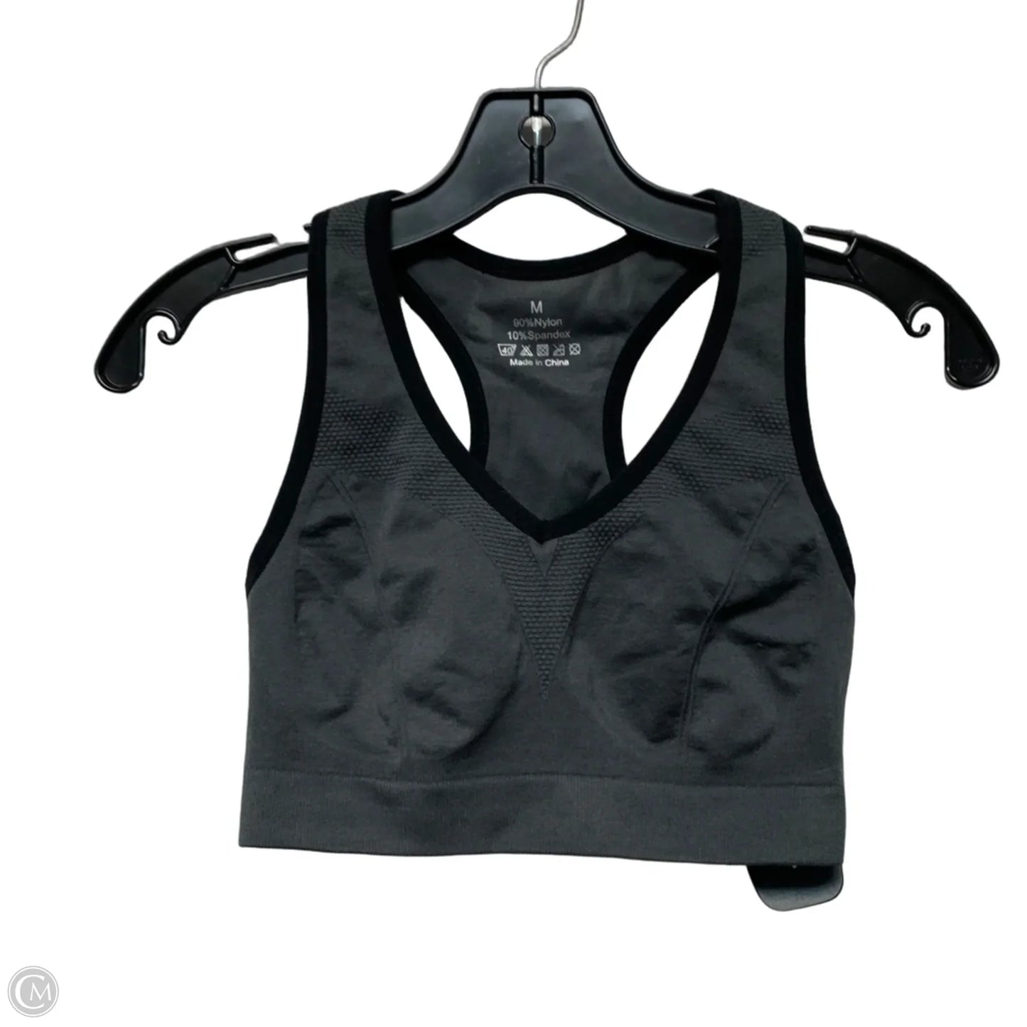Athletic Bra In Grey, Size: M