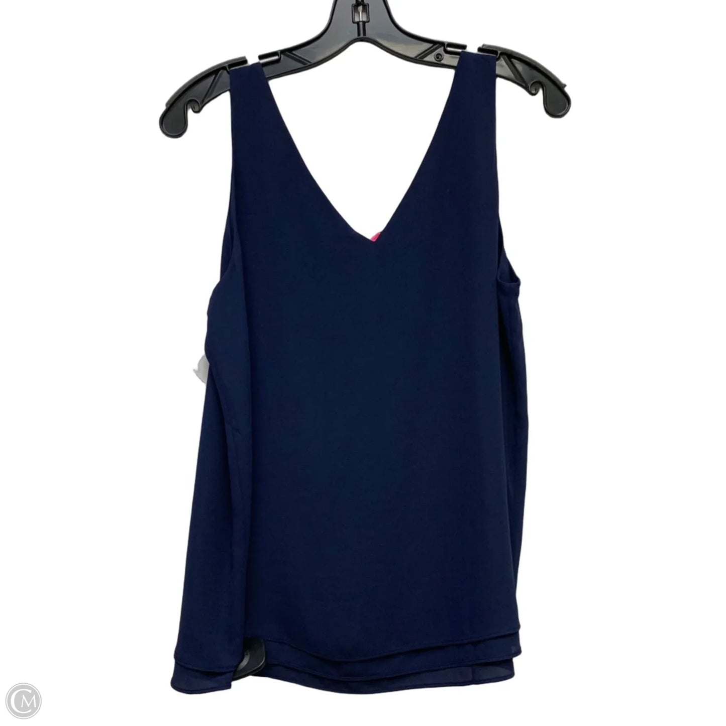 Top Sleeveless Designer By Lilly Pulitzer In Navy, Size: M