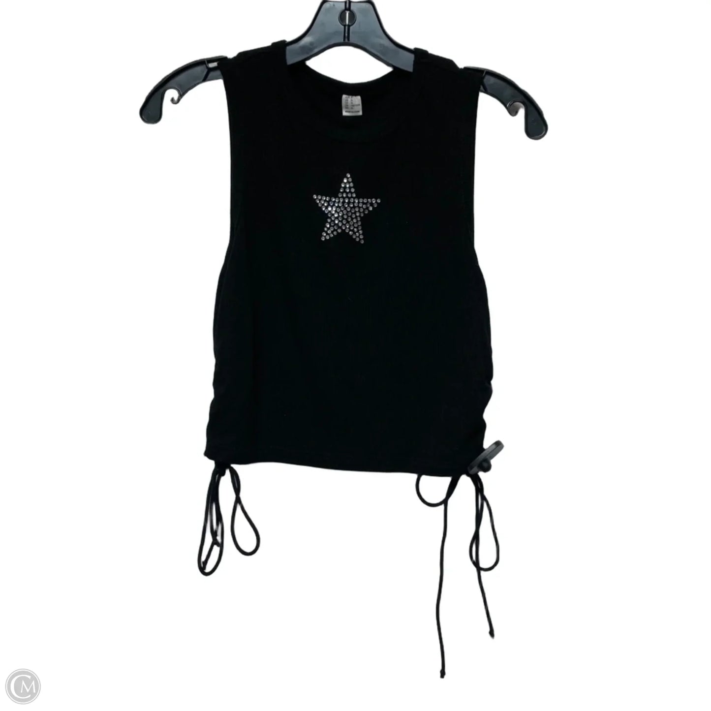Top Sleeveless In Black, Size: Xl