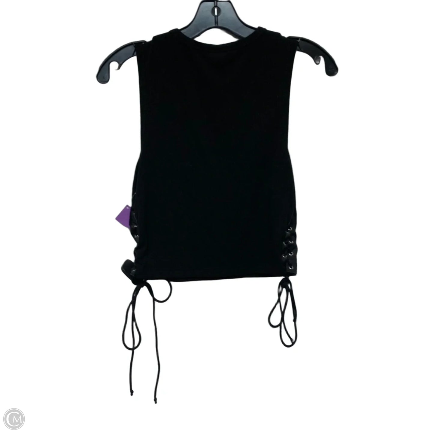 Top Sleeveless In Black, Size: Xl