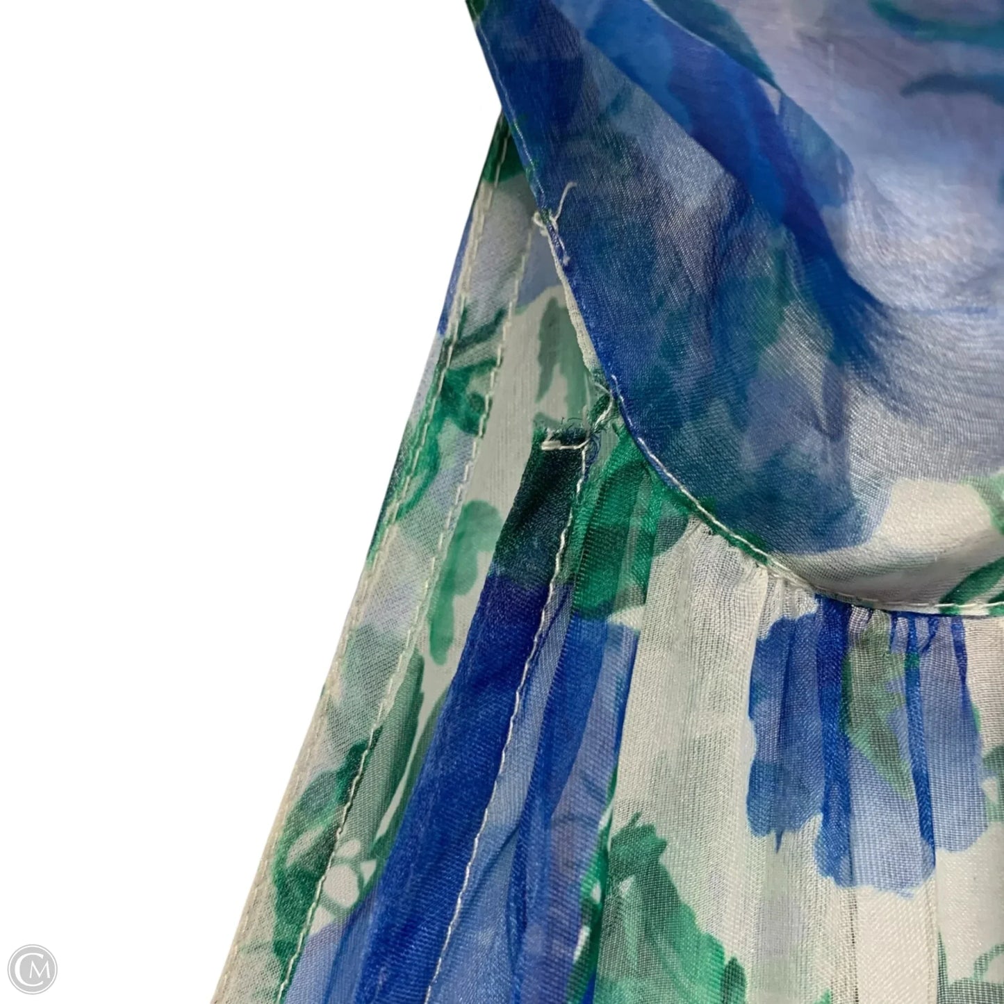 Dress Casual Maxi By Bhldn In Blue & Green, Size: Xs