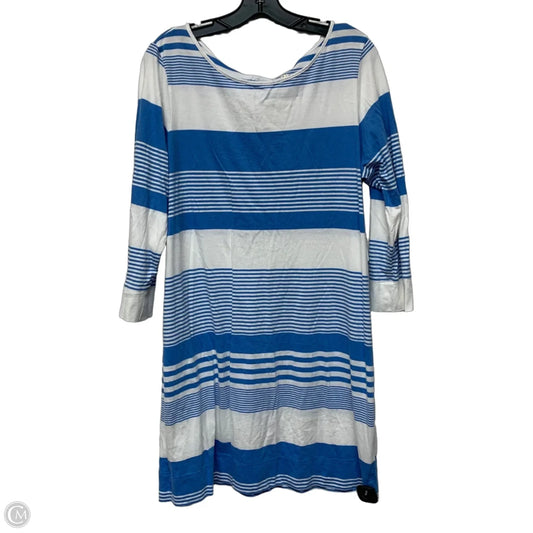 Dress Designer By Lilly Pulitzer In Blue & White, Size: Xl