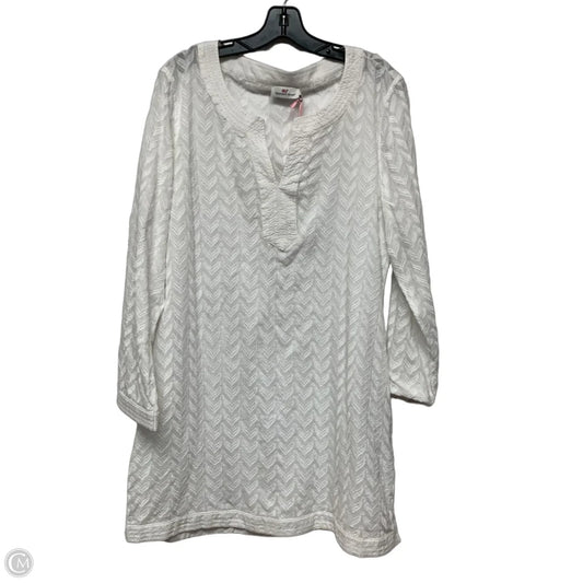 Dress Casual Short By Vineyard Vines In White, Size: Xl