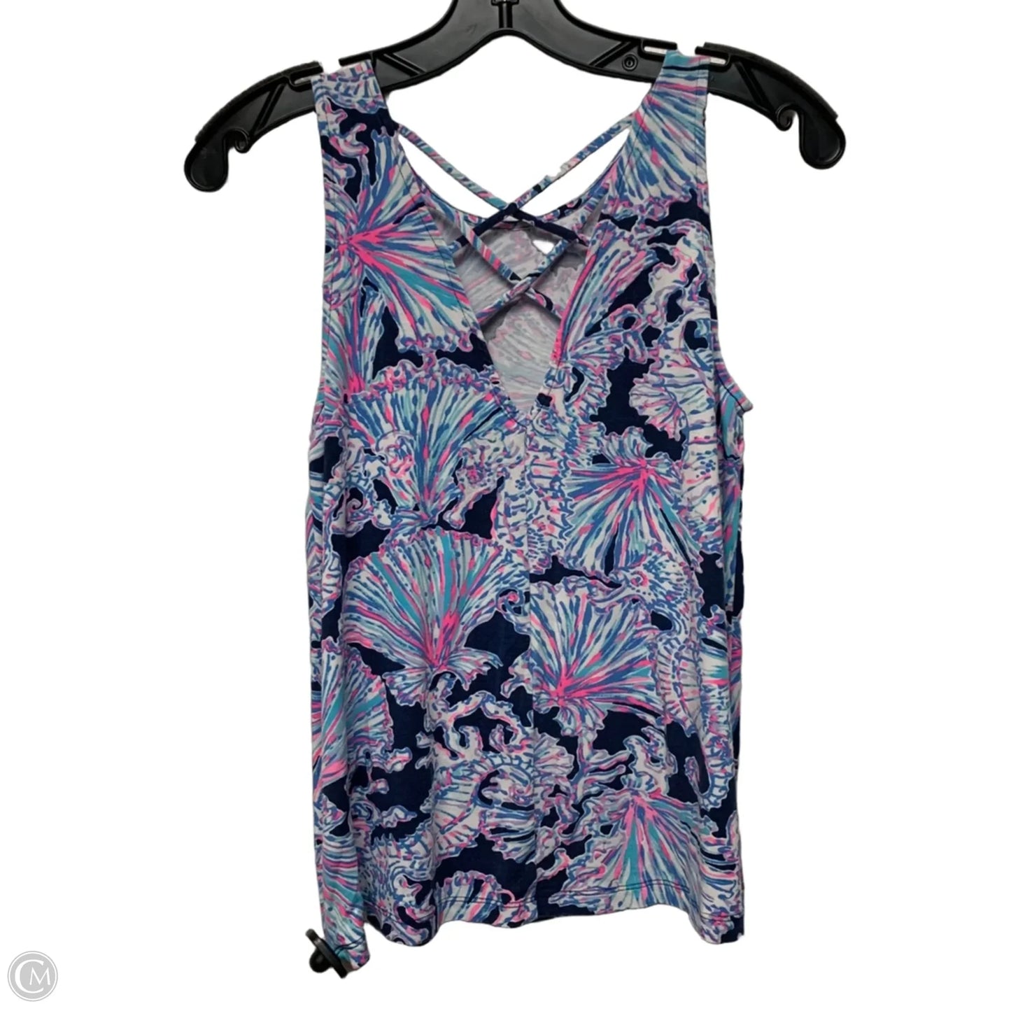 Top Sleeveless Designer By Lilly Pulitzer In Blue, Size: Xs