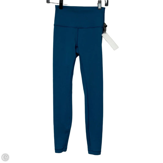 Athletic Leggings By Lululemon In Blue, Size: S