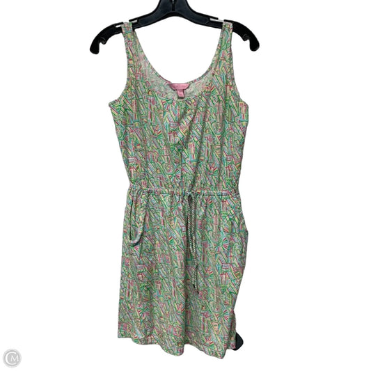 Dress Designer By Lilly Pulitzer In Green & Pink, Size: Xs