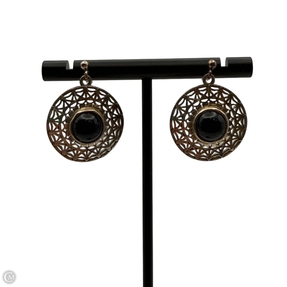 Earrings Other In Black & Silver