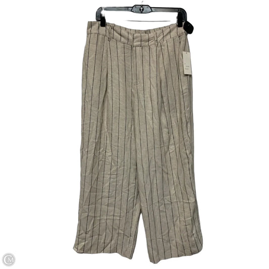 Pants Linen By A New Day In Blue & Cream, Size: 10