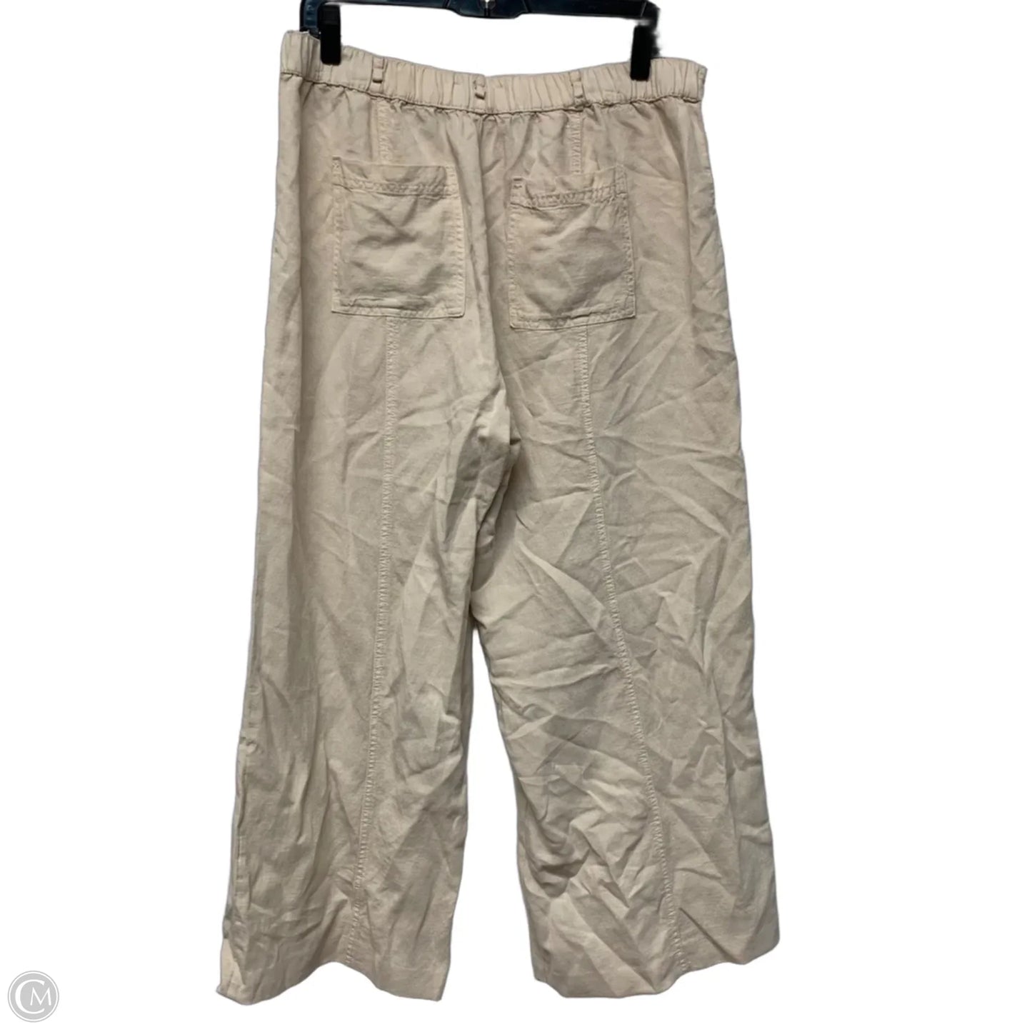 Pants Linen By Calypso St Barth In Cream, Size: L