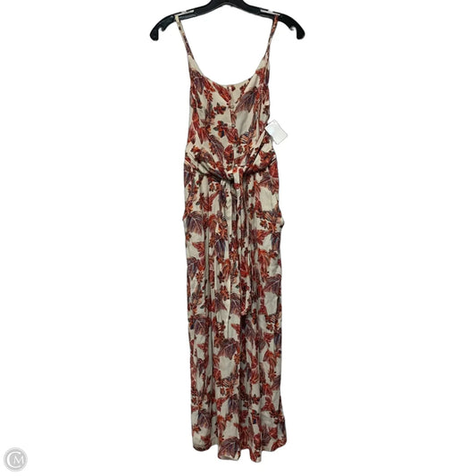 Jumpsuit By Free People In Cream & Red, Size: Xs