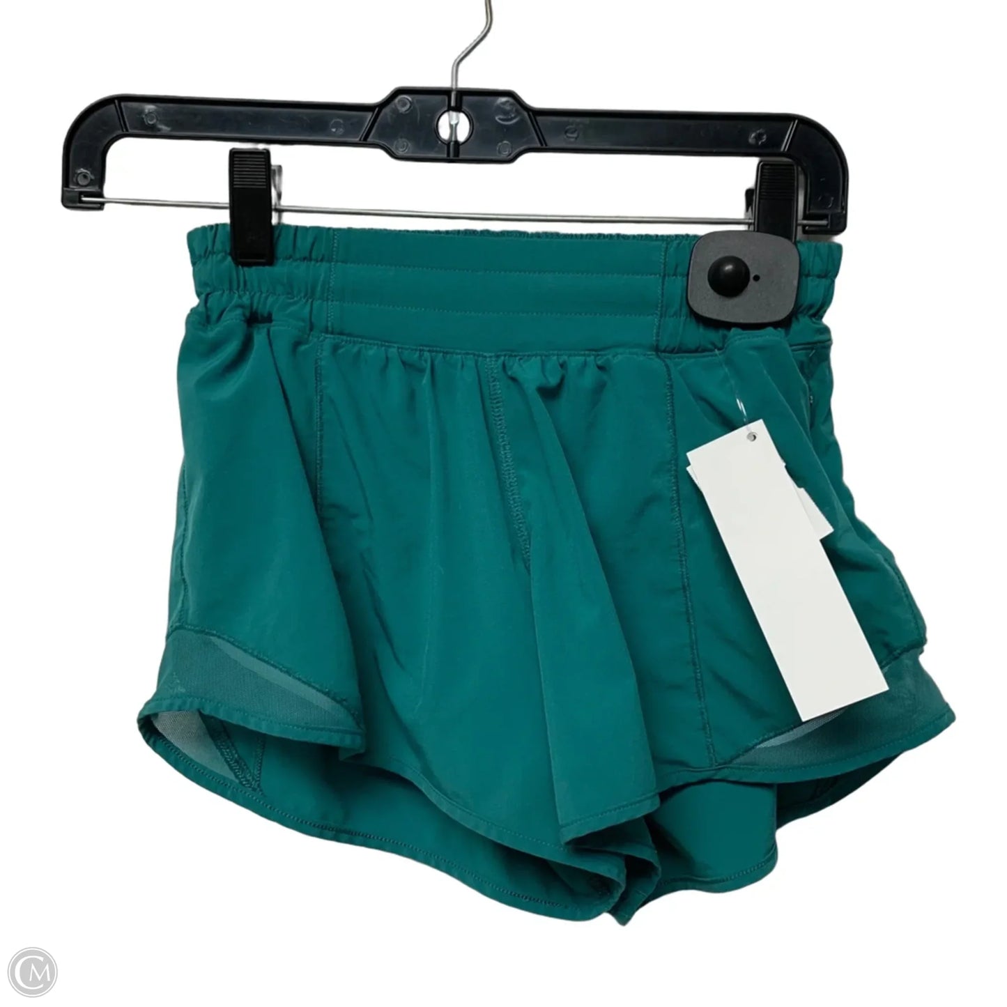 Athletic Shorts By Lululemon In Green, Size: Xs
