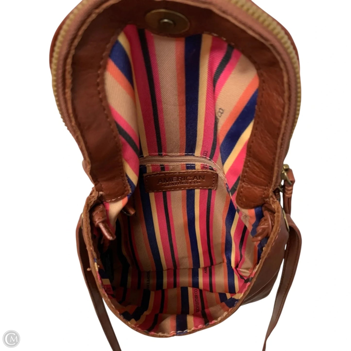 Crossbody Leather By American Leather, Size: Medium