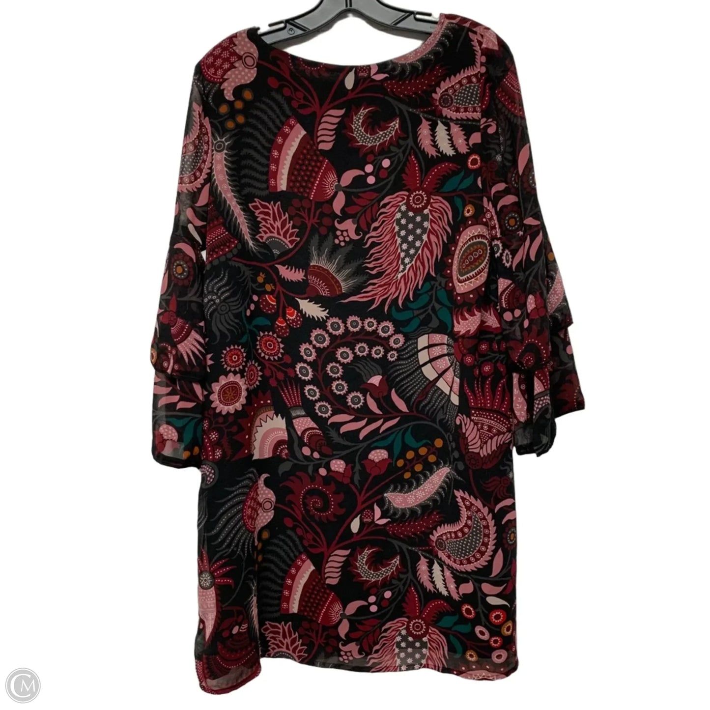 Dress Casual Short By Loft In Black & Red, Size: M