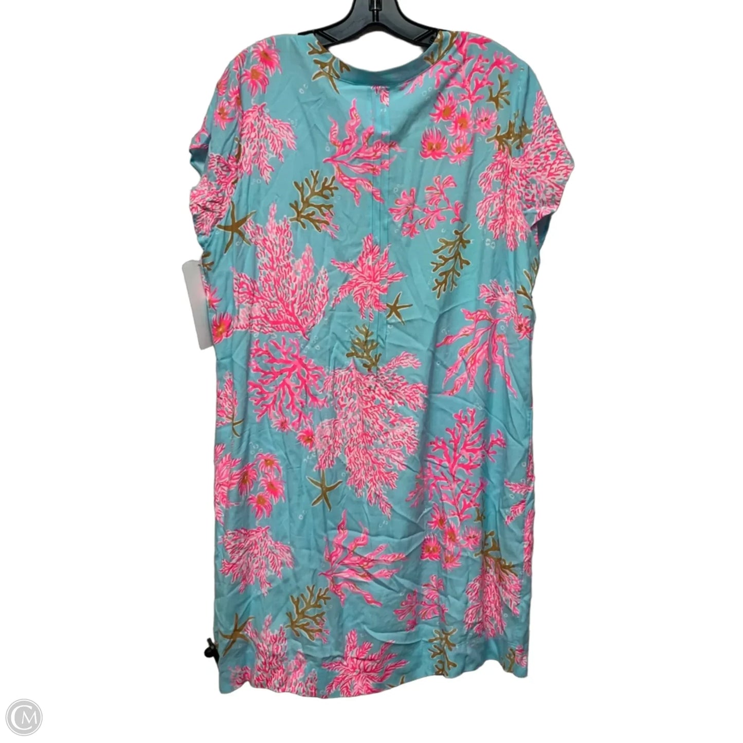 Dress Designer By Lilly Pulitzer In Blue & Pink, Size: Xl