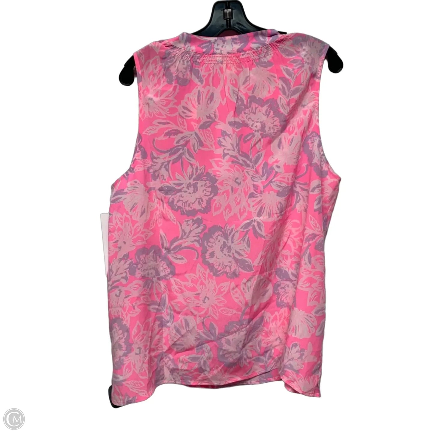 Top Sleeveless Designer By Lilly Pulitzer In Pink & Purple, Size: Xxl