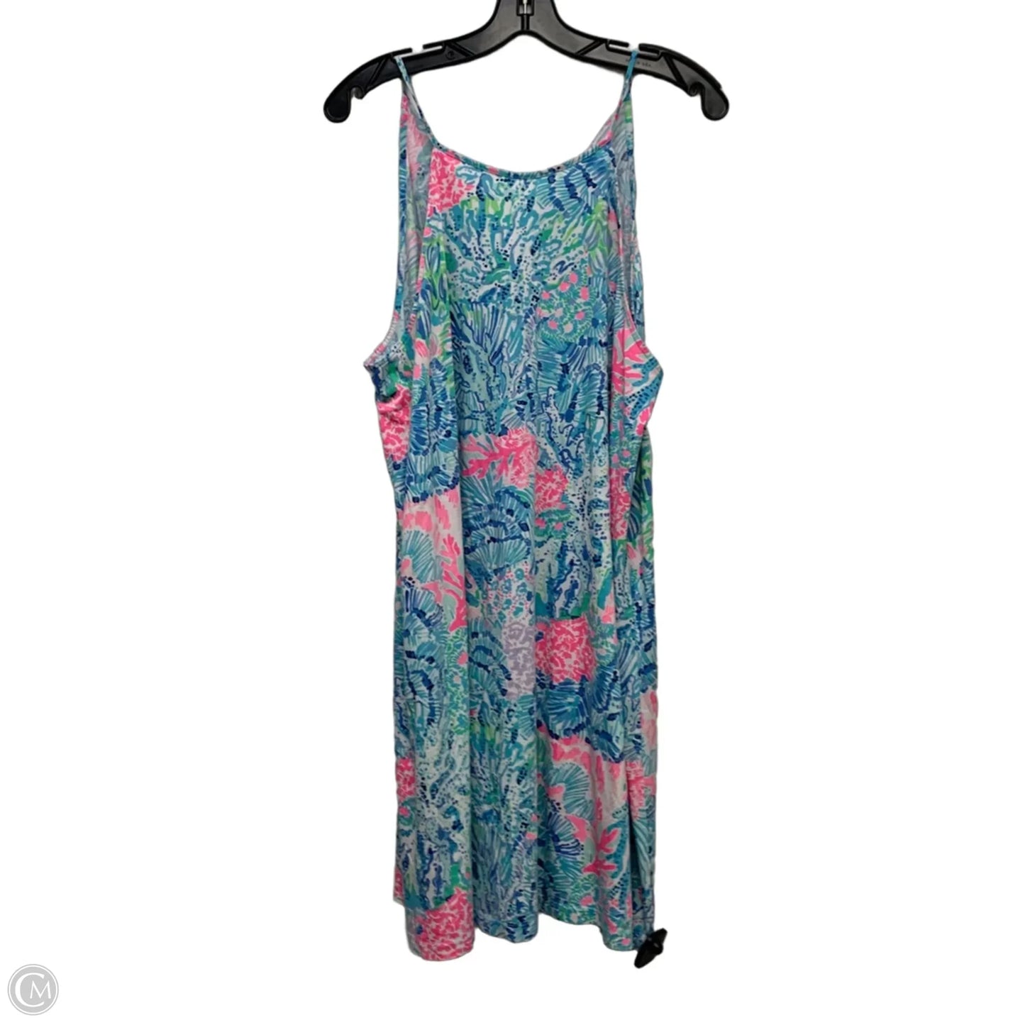 Dress Designer By Lilly Pulitzer In Blue & Pink, Size: Xl