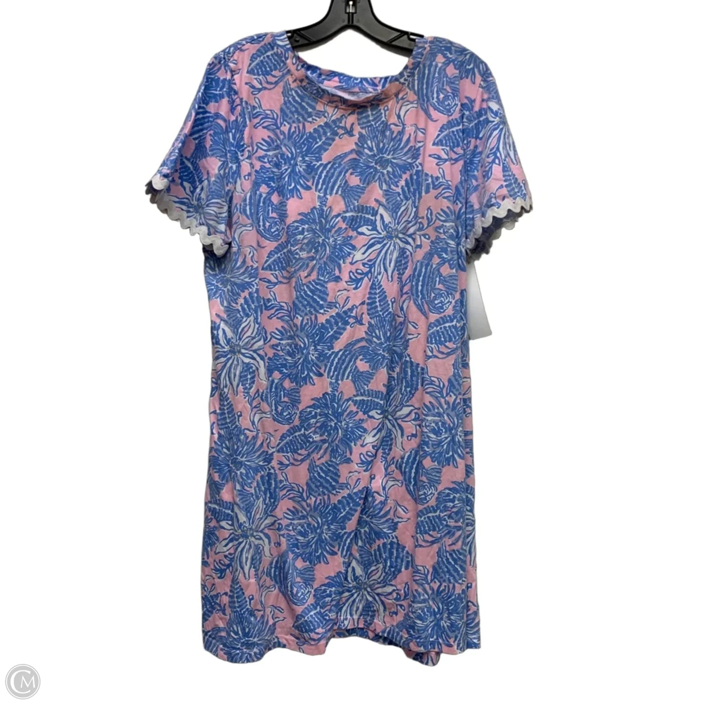 Dress Designer By Lilly Pulitzer In Blue & Pink, Size: Xxl