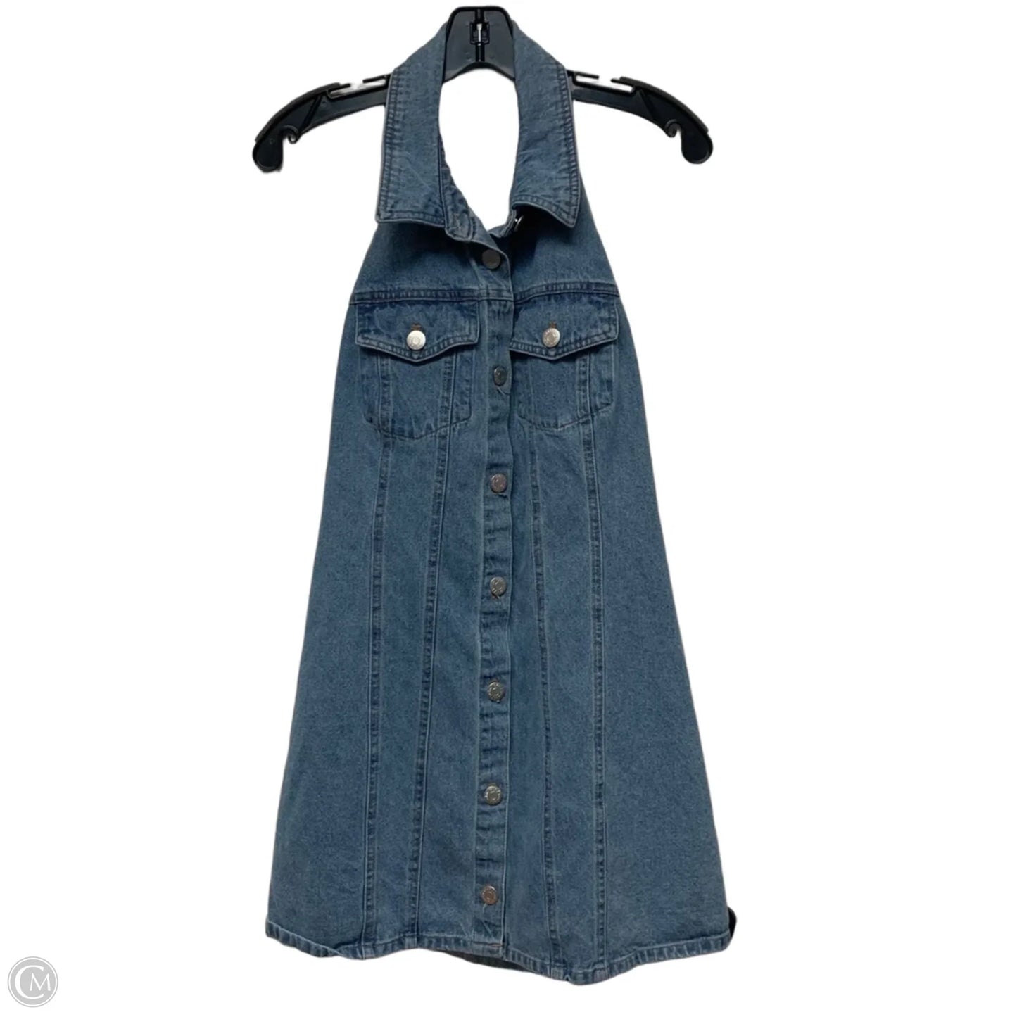 Dress Casual Short By House Of Harlow In Blue Denim, Size: M