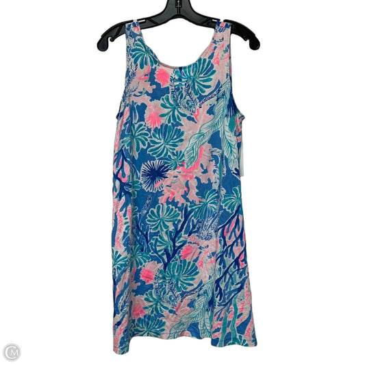 Dress Designer By Lilly Pulitzer In Blue & Pink, Size: M