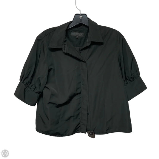 Top Short Sleeve By Zara In Black, Size: M
