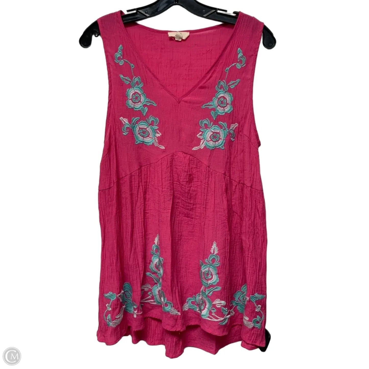 Dress Casual Short By Entro In Blue & Pink, Size: L