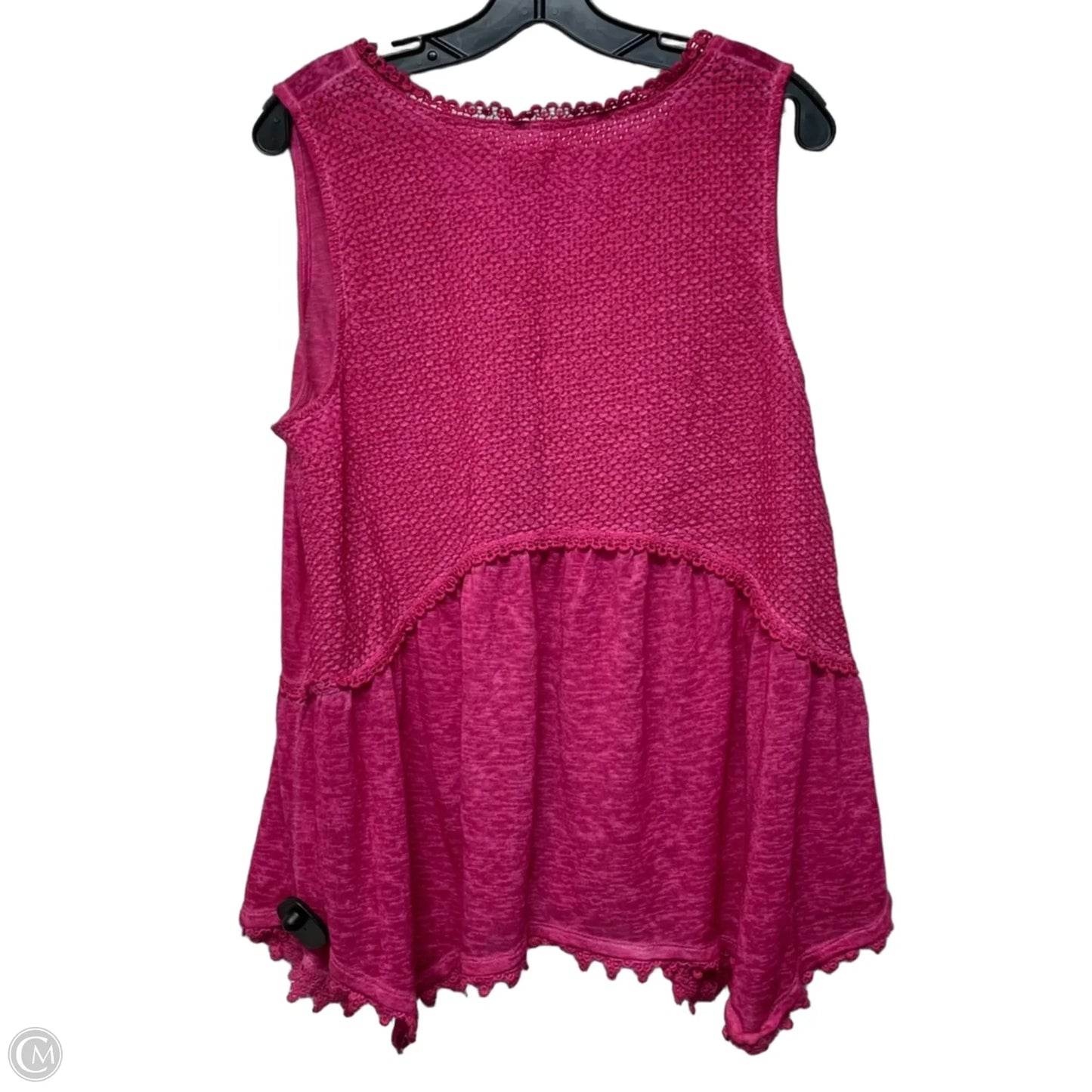Top Sleeveless By Cupio In Pink, Size: Xl