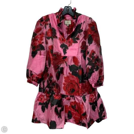 Dress Designer By Tuckernuck In Pink & Red, Size: Xs