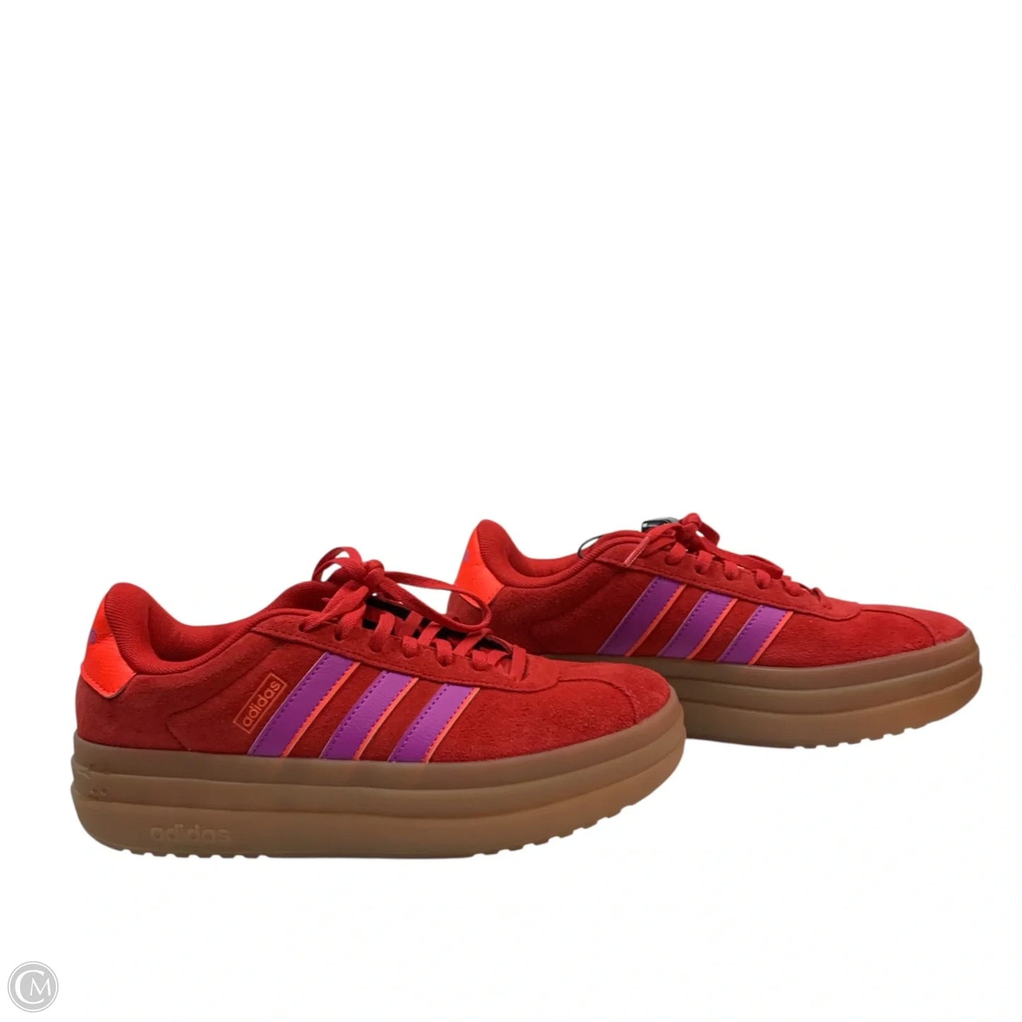 Shoes Sneakers Platform By Adidas In Purple & Red, Size: 7.5
