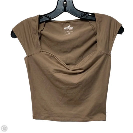 Top Sleeveless By Hollister In Brown, Size: Xs