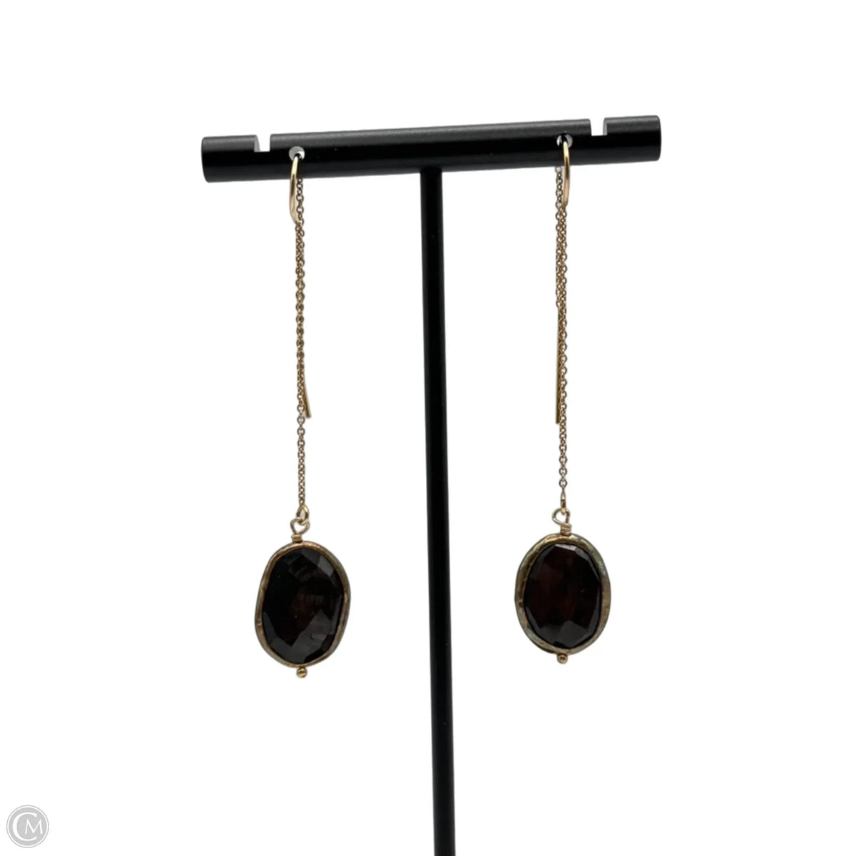 Earrings Dangle/drop By Black & Gold