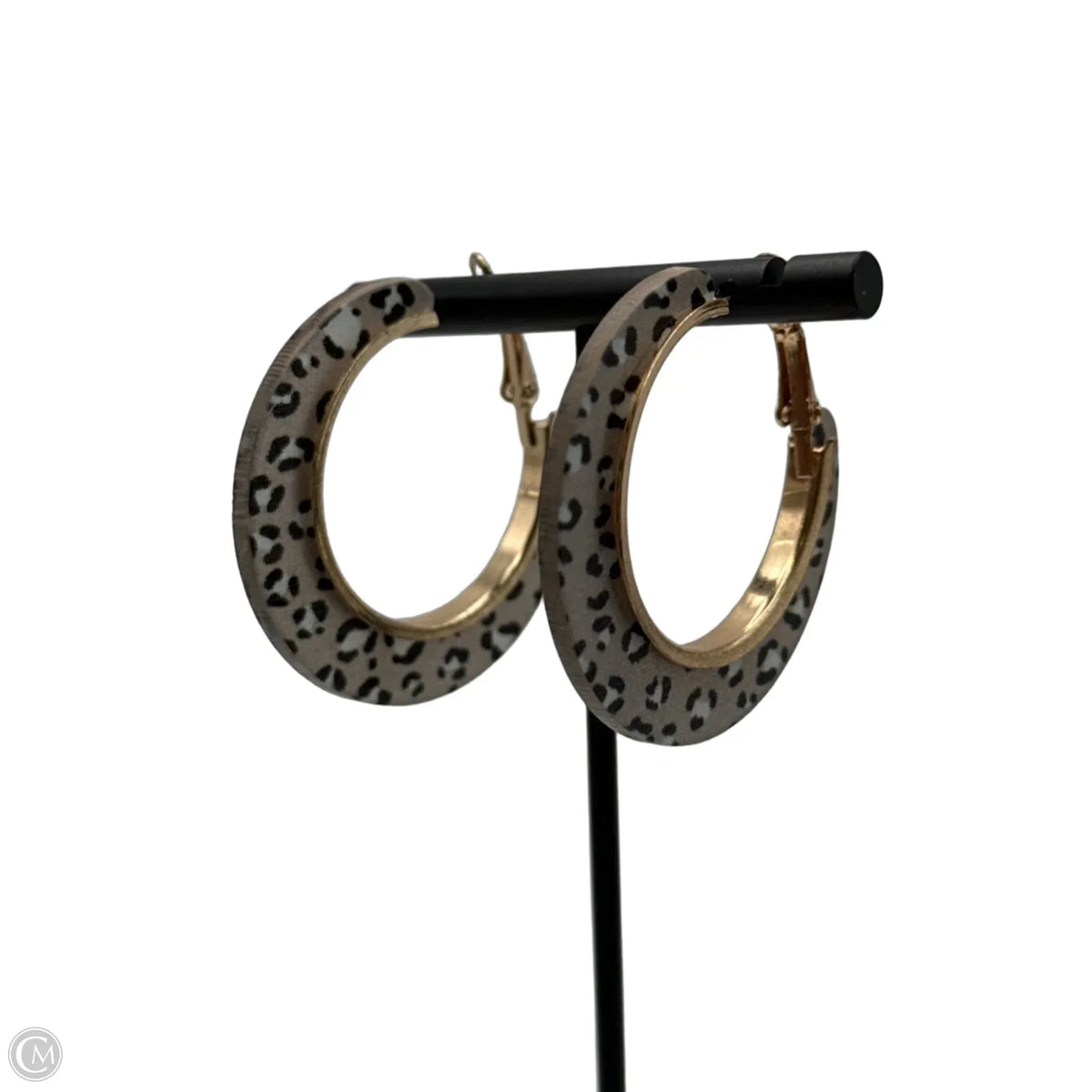 Earrings Hoop in Animal Print