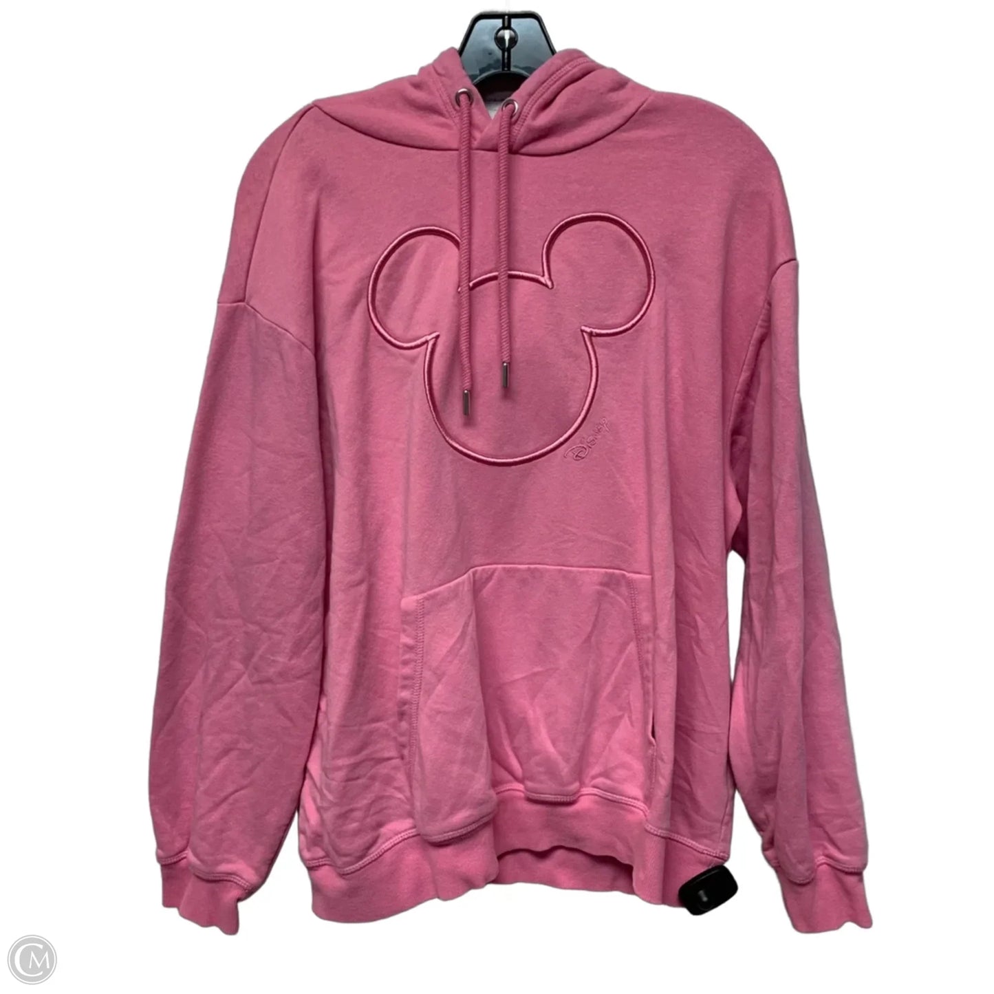 Sweatshirt Hoodie By H&m In Pink, Size: M