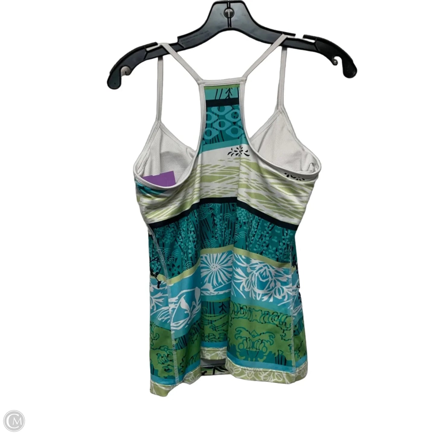 Athletic Tank Top By Athleta In Blue & Green, Size: M