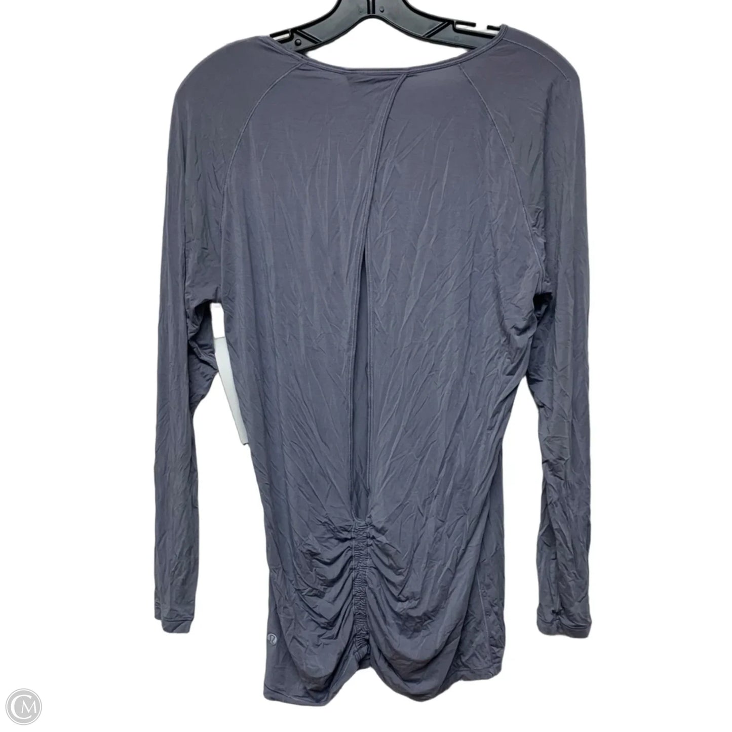 Athletic Top Long Sleeve Crewneck By Lululemon In Purple, Size: M