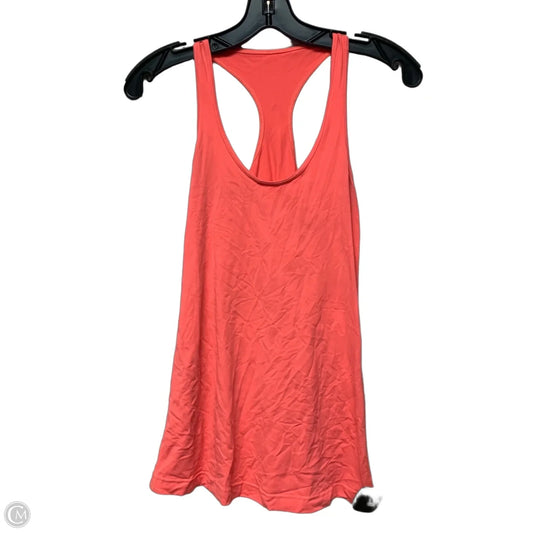 Athletic Tank Top By Lululemon In Orange, Size: M