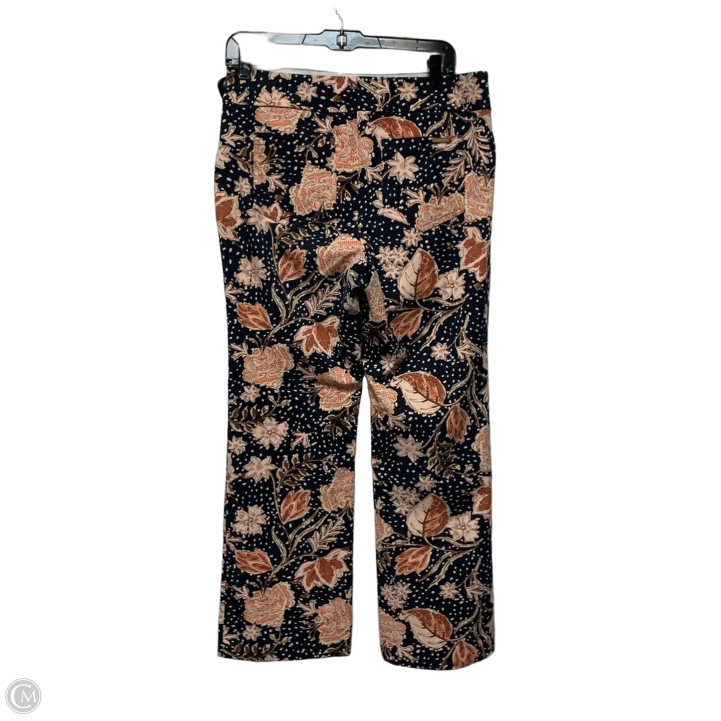 Pants Designer By Spartina In Blue & Orange, Size: L