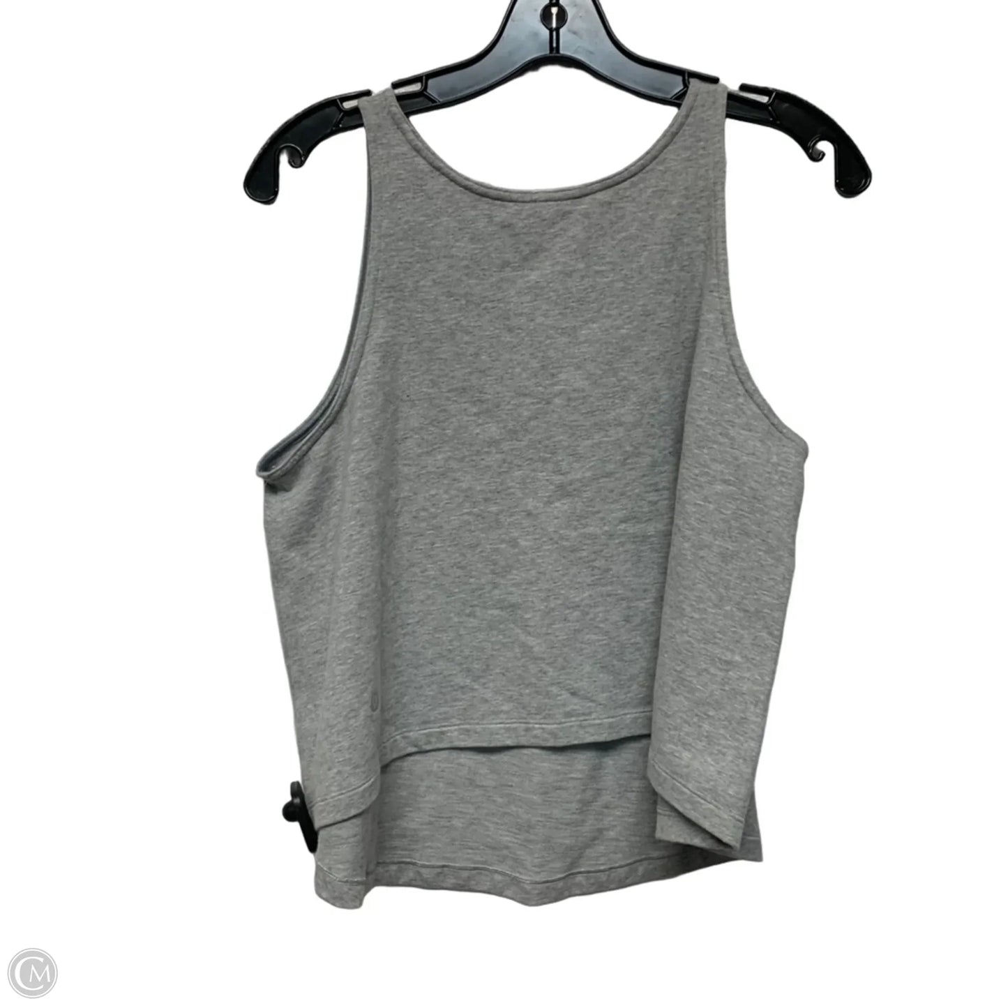 Athletic Tank Top By Lululemon In Grey, Size: M