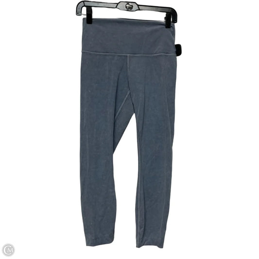 Athletic Leggings By Lululemon In Blue, Size: S
