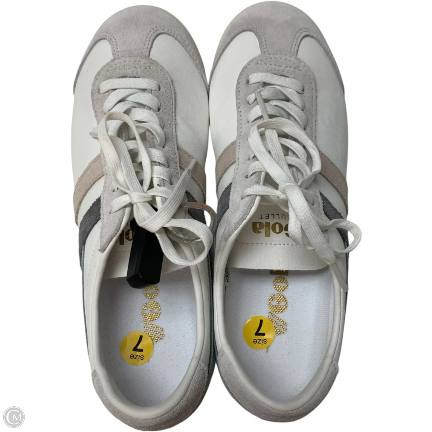 Shoes Sneakers By Gola In Blue & White, Size: 7