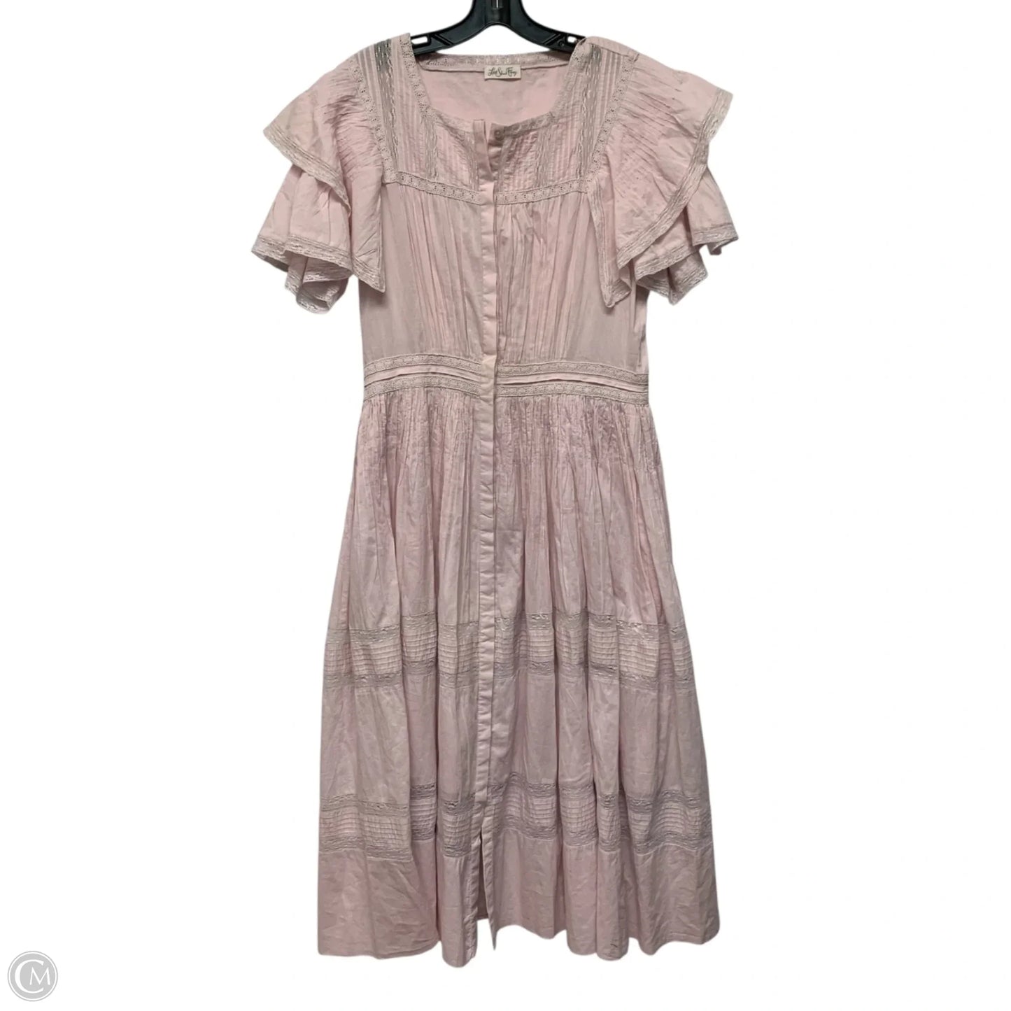 Dress Casual Midi By Love Shack Fancy In Pink, Size: S