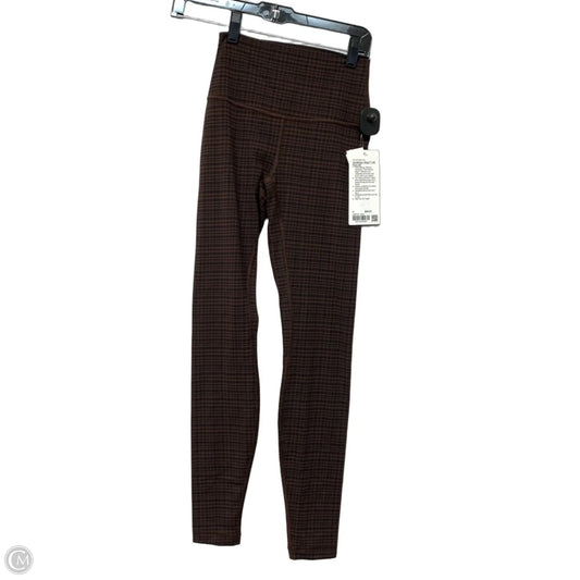Athletic Leggings By Lululemon In Brown, Size: S