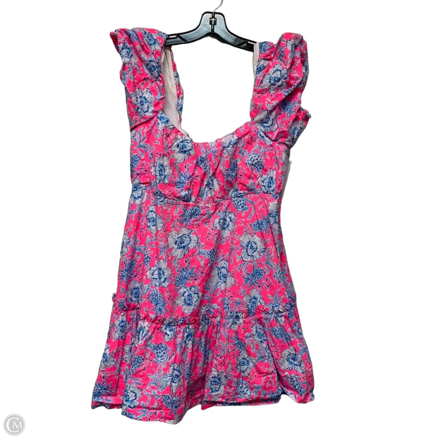 Dress Designer By Lilly Pulitzer In Blue & Pink, Size: L
