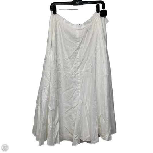 Skirt Maxi By Ralph Lauren In White, Size: L