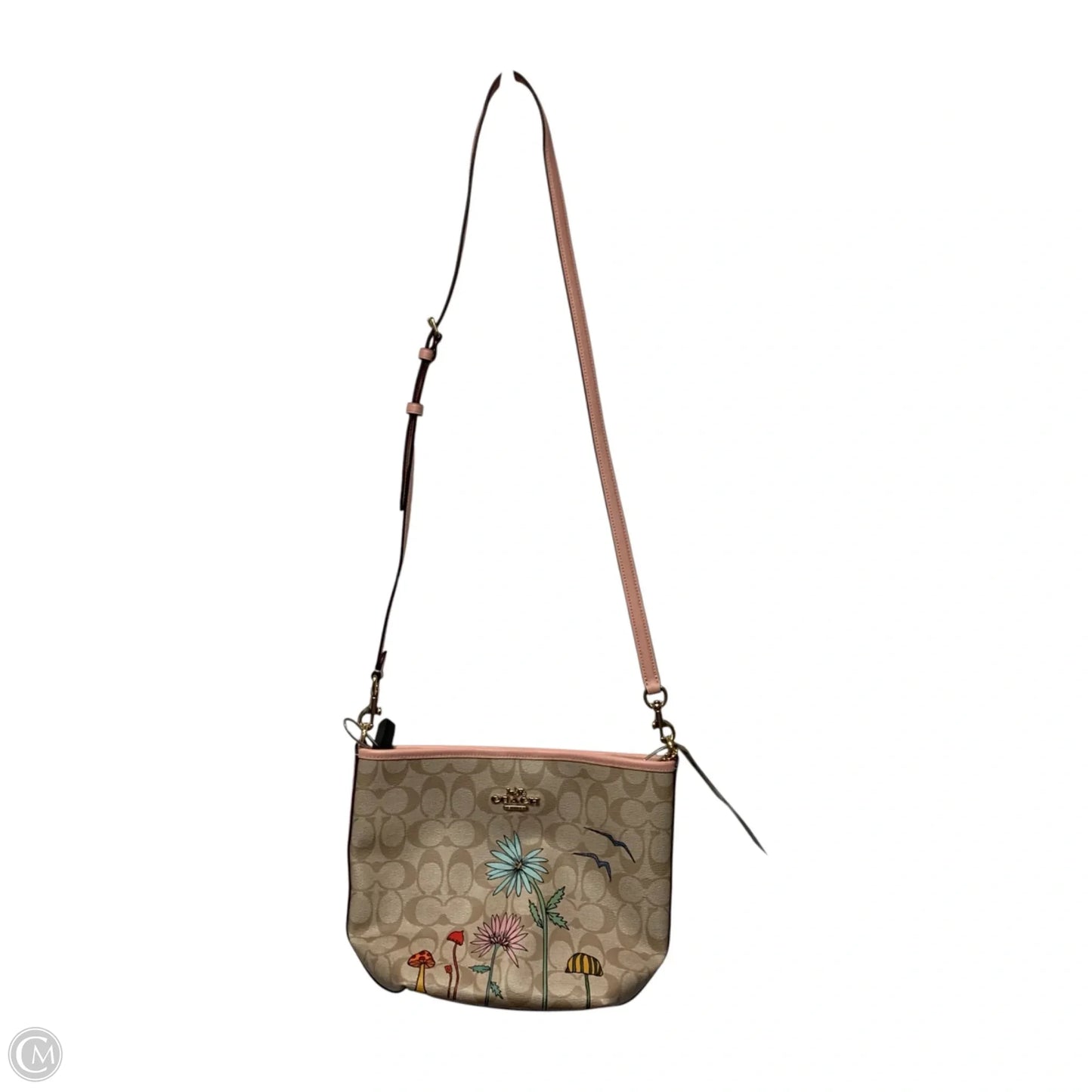 Crossbody Designer By Coach, Size: Medium