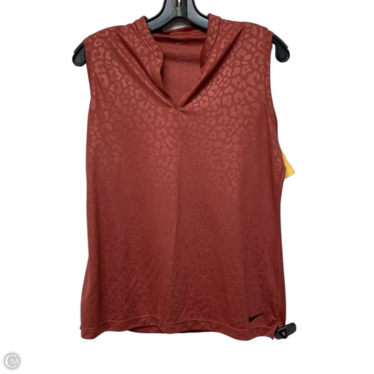 Athletic Tank Top By Nike Apparel In Pink, Size: M