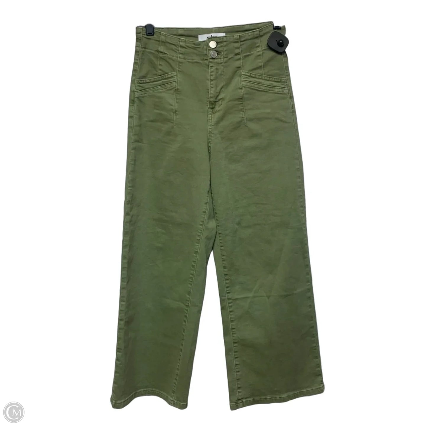 Pants Wide Leg By Micas In Green, Size: 4