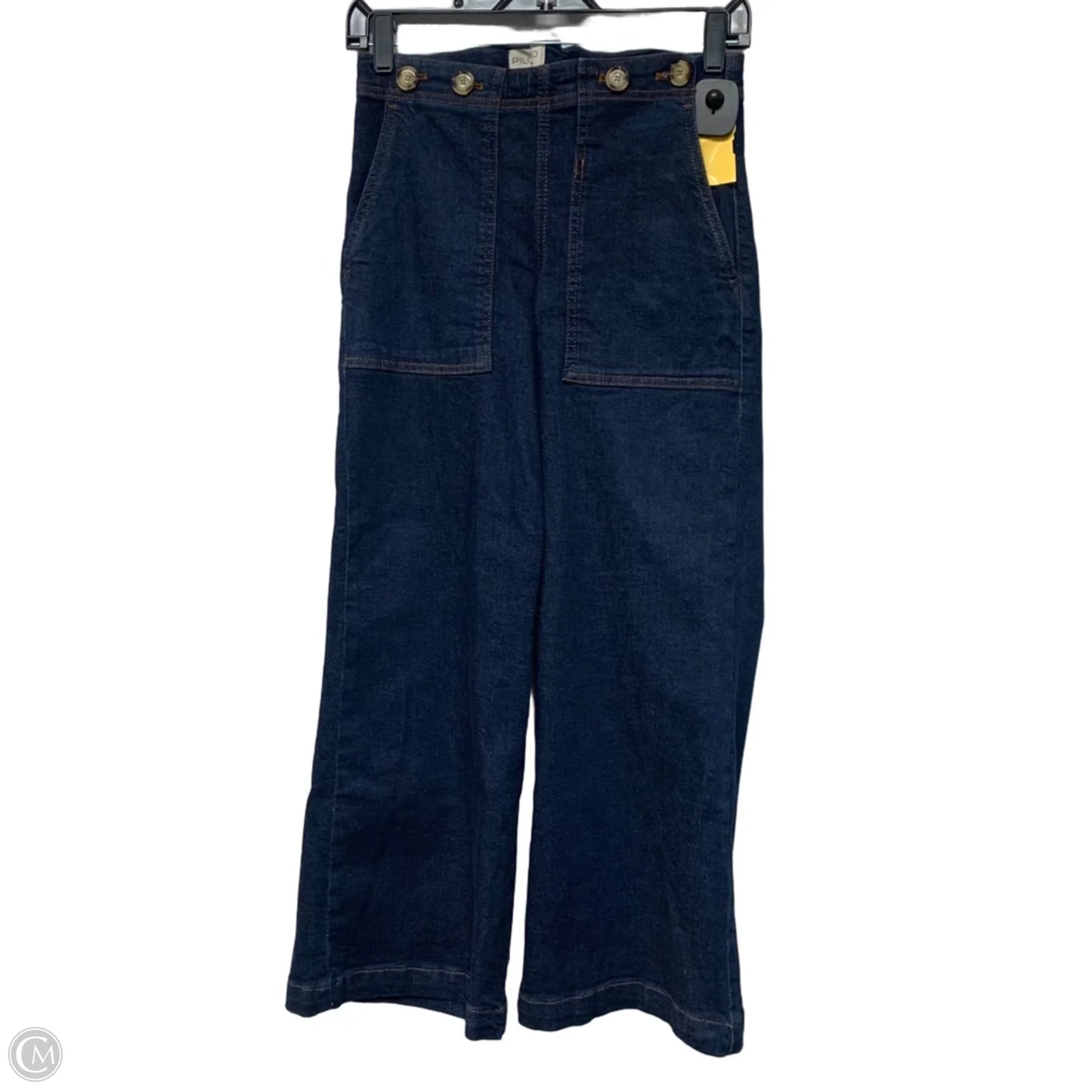 Jeans Wide Leg By Pilcro In Blue Denim, Size: 2