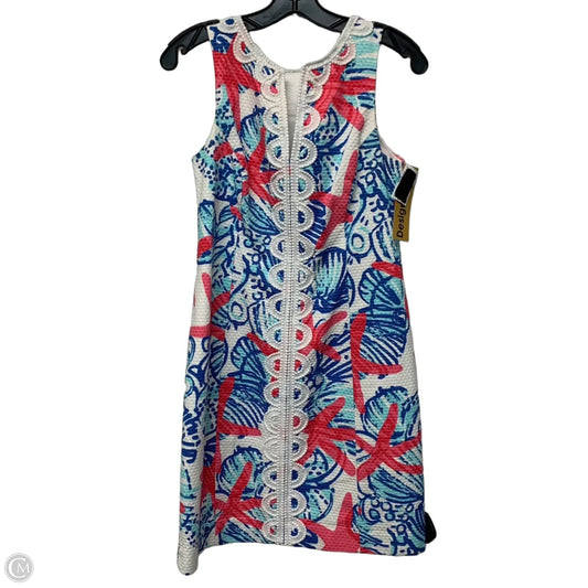 Dress Designer By Lilly Pulitzer In Blue Red & White, Size: S