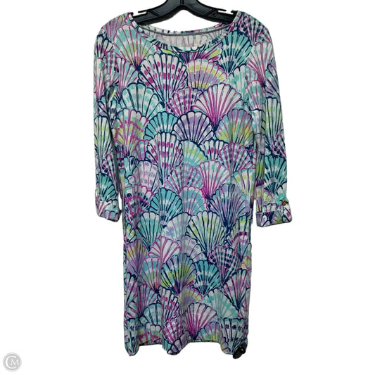 Dress Designer By Lilly Pulitzer In Blue & Purple, Size: S