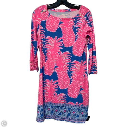 Dress Designer By Lilly Pulitzer In Blue & Pink, Size: S